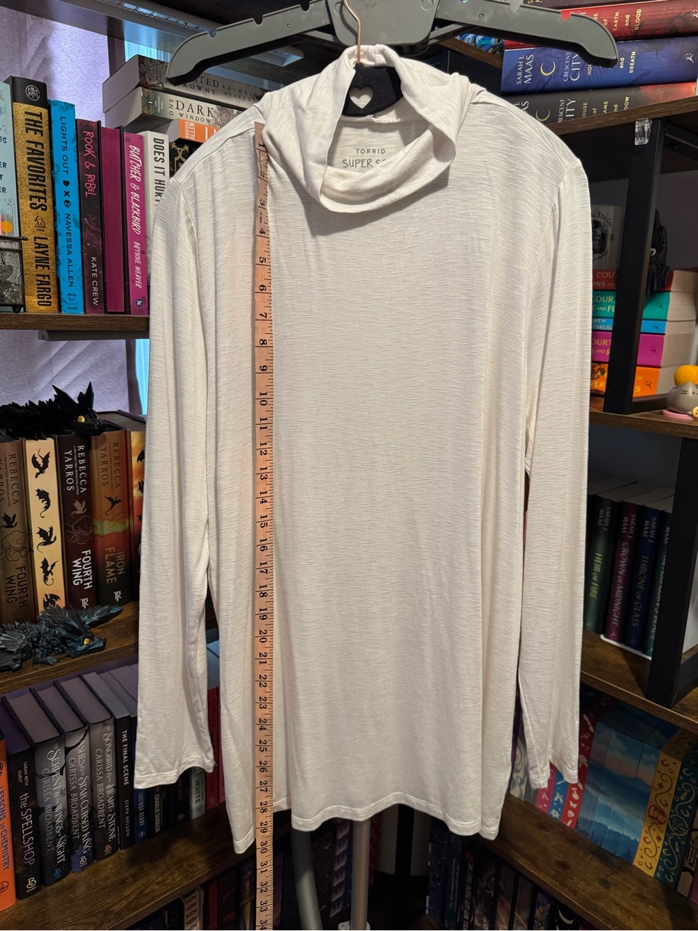 torrid Ivory Long Sleeve Turtleneck Tee